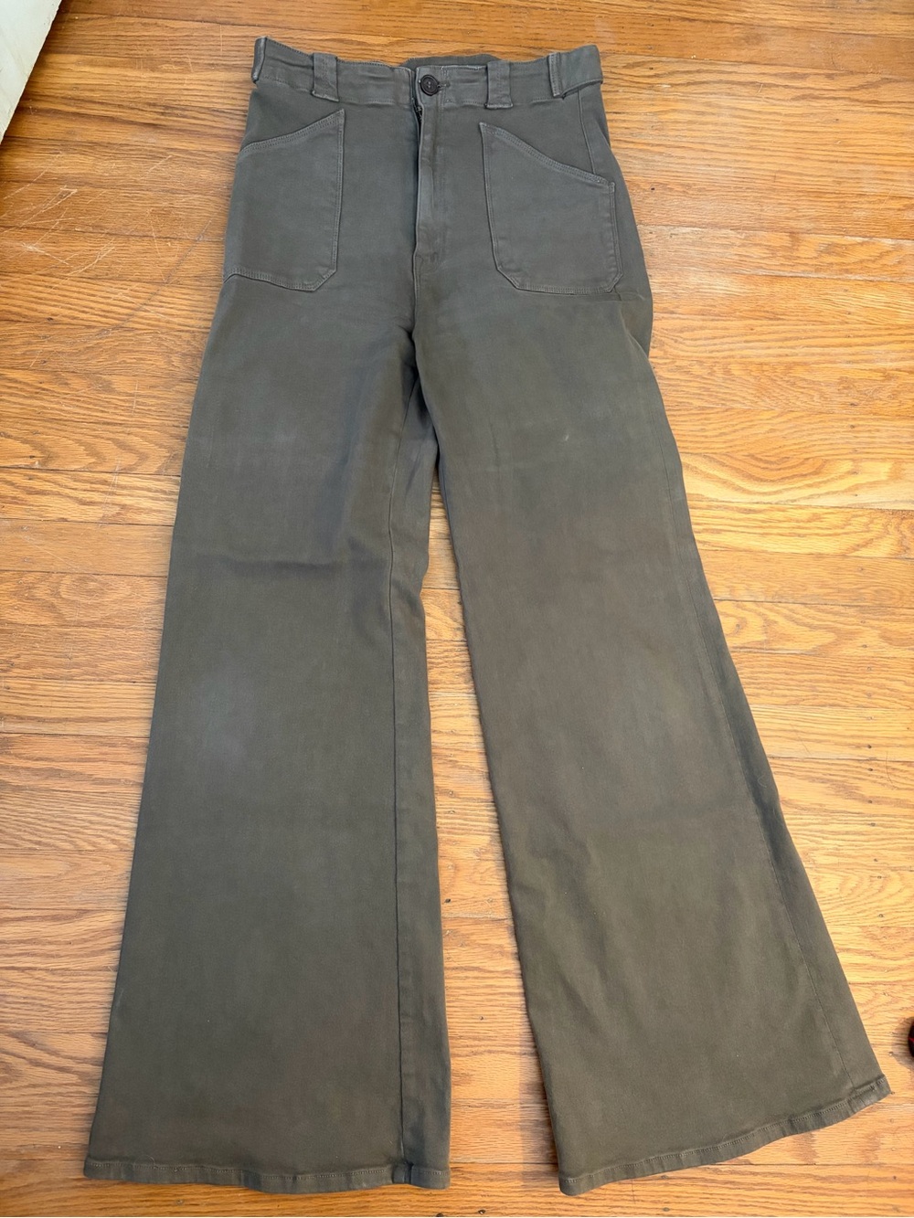Mother The Elbow Grease Roller Sneak High Rise Flare Jeans 28